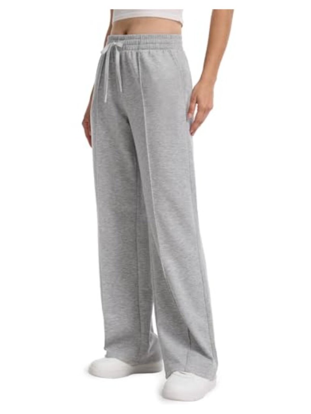 Wide Leg Sweatpants High Waisted Tall Womens Lounge Athletic Pants Pockets